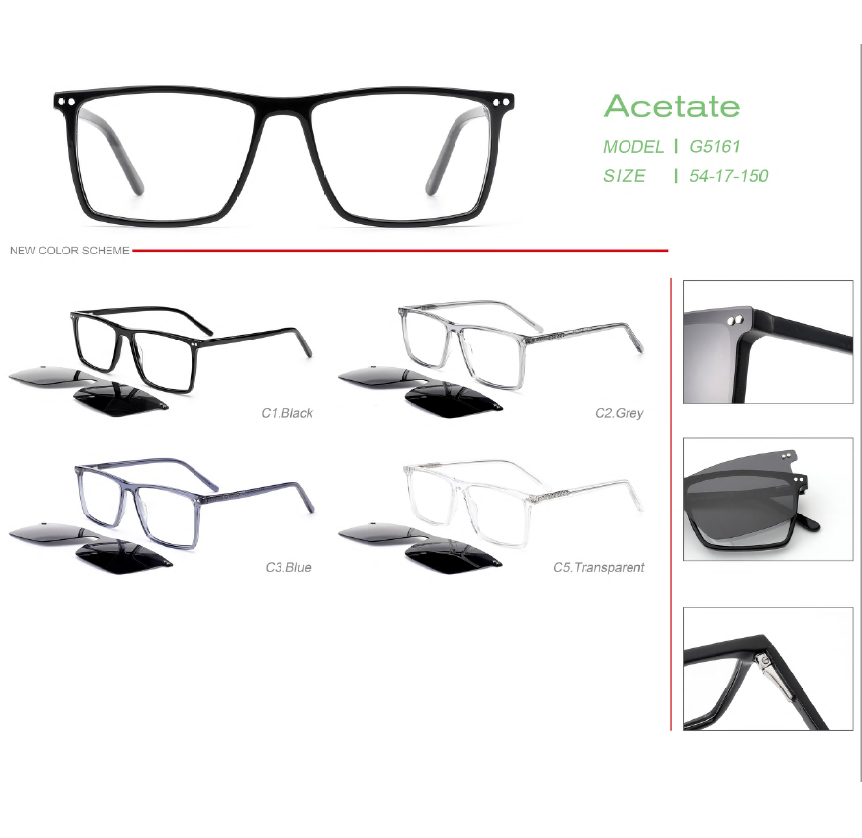 Acetate clipon G5 series feb
