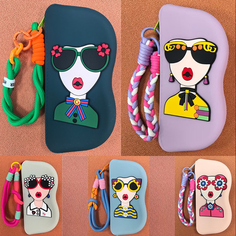 Silicon glasses case