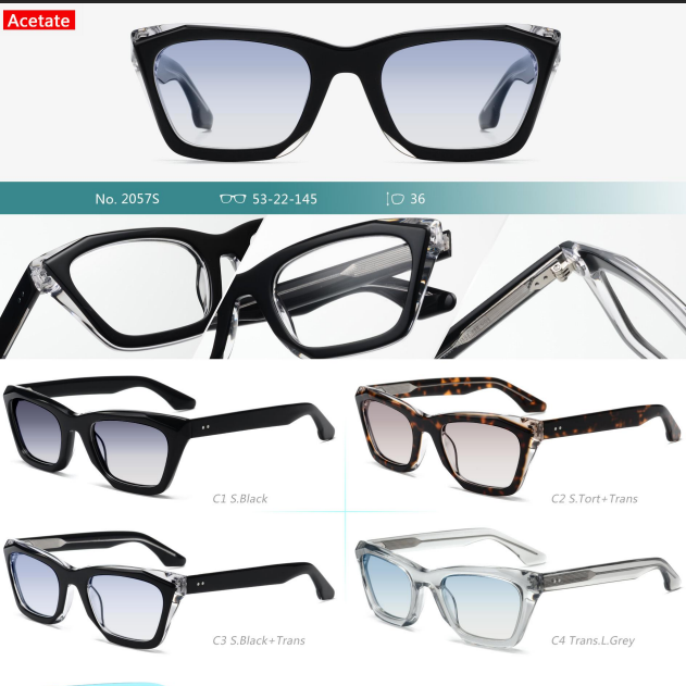 High level acetate sunglasses 246 models