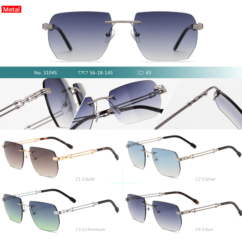 Metal Sunglasses 3104S