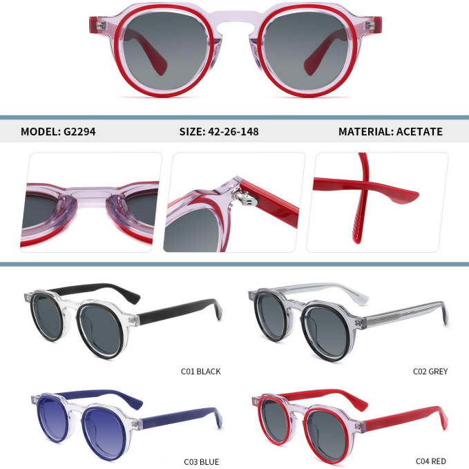 High end euro style acetate sunglasses – 3