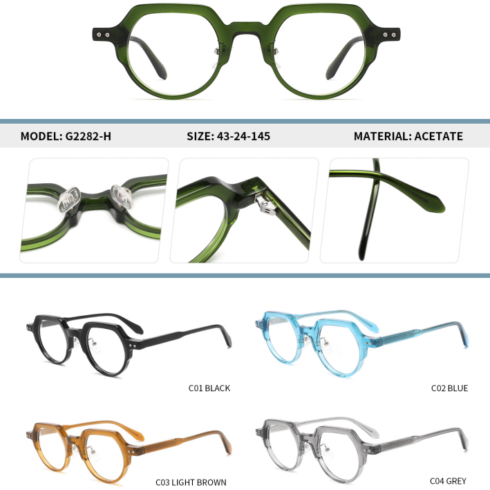 High end euro style acetate frame – 2